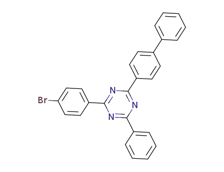 Molecular Structure of 1911641-83-2 (2-(1,1'-[biphenyl]-4-yl)-4-(4-bromophenyl)-6-phenyl-1,3,5-triazine)