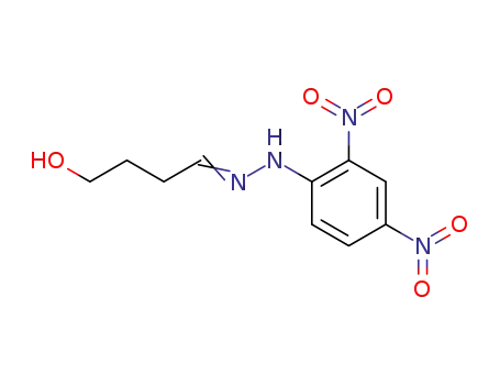 Molecular Structure of 61862-51-9 (Butanal, 4-hydroxy-, (2,4-dinitrophenyl)hydrazone, (Z)-)