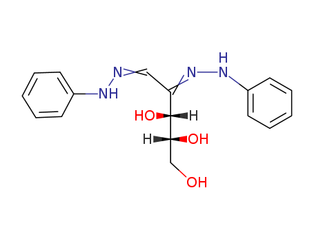 (4Z,5Z)-4,5-bis(phenylhydrazinylidene)pentane-1,2,3-triol cas  5934-40-7