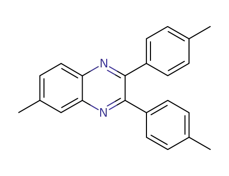 Molecular Structure of 16107-87-2 (6-methyl-2,3-di-p-tolylquinoxaline)