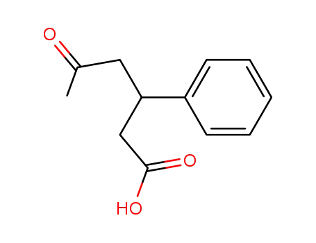 Molecular Structure of 6049-47-4 (Benzenepropanoic acid, b-(2-oxopropyl)-)