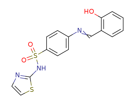 Benzenesulfonamide,4-[[(2-hydroxyphenyl)methylene]amino]-N-2-thiazolyl- cas  7354-98-5