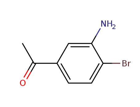 Molecular Structure of 37148-51-9 (3′-AMino-4′-broMoacetophenone)