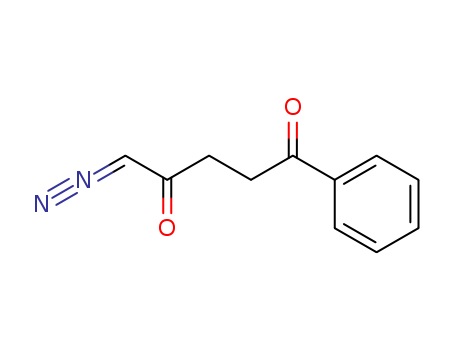 Molecular Structure of 114491-32-6 (1,4-Pentanedione, 5-diazo-1-phenyl-)