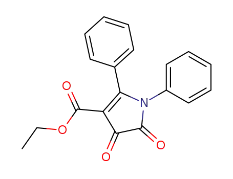 1H-Pyrrole-3-carboxylic acid, 4,5-dihydro-4,5-dioxo-1,2-diphenyl-, ethyl
ester