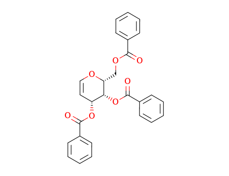 (2R,3R,4R)-2-((Benzoyloxy)methyl)-3,4-dihydro-2H-pyran-3,4-diyl dibenzoate