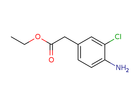 Benzeneacetic acid, 4-amino-3-chloro-, ethyl ester