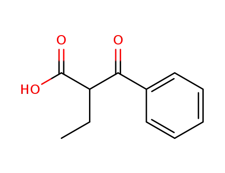 Molecular Structure of 4385-98-2 (Benzenepropanoic acid,R-ethyl-&acirc;-oxo- )