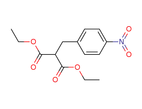 Molecular Structure of 7598-70-1 (diethyl (4-nitrobenzyl)propanedioate)