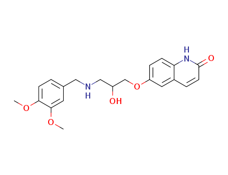 6-{3-[(3,4-dimethoxybenzyl)amino]-2-hydroxypropoxy}-2-quinolinol CAS NO.143343-83-3  CAS NO.143343-83-3