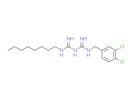 1-carbamimidoyl-2-[(3,4-dichlorophenyl)methyl]-1-octylguanidine