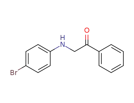 Molecular Structure of 4831-21-4 (2-(4-BROMOANILINO)-1-PHENYL-1-ETHANONE)