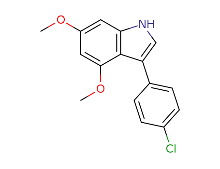 1H-Indole, 3-(4-chlorophenyl)-4,6-dimethoxy-