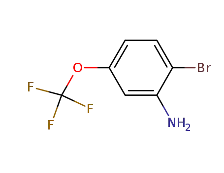 Molecular Structure of 887267-47-2 (2-BROMO-5-(TRIFLUOROMETHOXY)ANILINE)