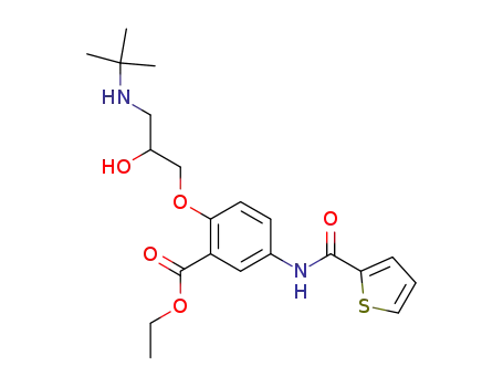 Molecular Structure of 90055-97-3 (Tienoxolol)