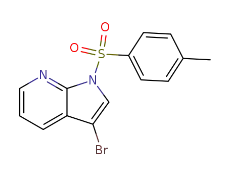 1H-Pyrrolo[2,3-b]pyridine, 3-bromo-1-[(4-methylphenyl)sulfonyl]-