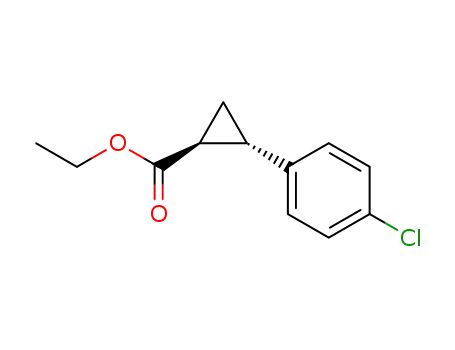 Cyclopropanecarboxylic acid, 2-(4-chlorophenyl)-, ethyl ester, (1S,2S)-