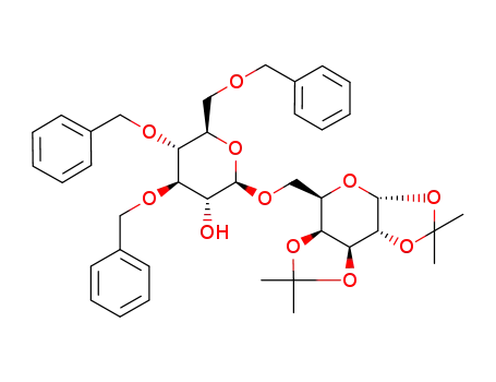 3,4,6-tri-O-benzyl-β-D-glucopyranoside-(1->6)-1,2:3,4-di-O-isopropylidene-α-D-galactopyranoside