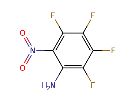 Molecular Structure of 6157-98-8 (2,3,4,5-tetrafluoro-6-nitrobenzenaMine)
