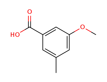 Molecular Structure of 62089-34-3 (3-Methoxy-5-methylbenzoic acid)