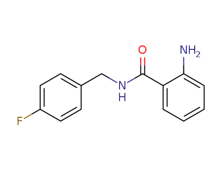 Molecular Structure of 827006-84-8 (2-AMINO-N-(4-FLUOROBENZYL)BENZAMIDE)