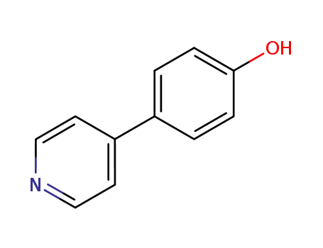 Molecular Structure of 77409-99-5 (4-(Pyridin-4-yl)phenol)
