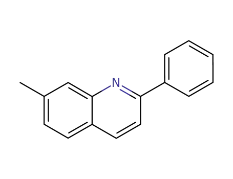 Molecular Structure of 27356-39-4 (7-Methyl-2-Phenyl-Quinoline)