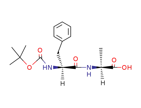 Molecular Structure of 55677-48-0 (BOC-PHE-ALA-OH)
