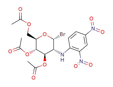 3,4,6-tri-O-acetyl-2-deoxy-2-(2,4-dinitroanilino)-α-D-glucopyranosyl bromide