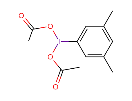 Molecular Structure of 680980-39-6 (3,5-dimethyl(diacetoxy-λ<sup>3</sup>-iodanyl)benzene)