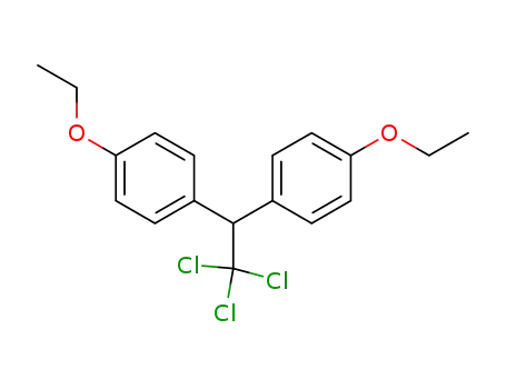 Molecular Structure of 4329-03-7 (2,2-Bis(p-ethoxyphenyl)-1,1,1-trichloroethane)