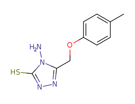 1H-1,2,4-Triazole-5-thione, 4-amino-3-((4-methylphenoxy)methyl)-