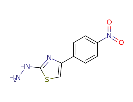 Molecular Structure of 26049-70-7 ([4-(4-nitrophenyl)-1,3-thiazol-2-yl]hydrazine)