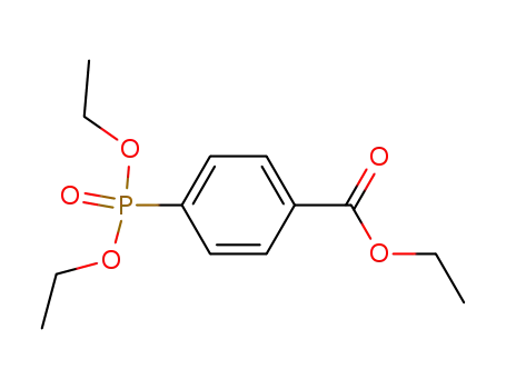 Molecular Structure of 17067-92-4 (4-(DIETHOXY-PHOSPHORYL)-BENZOIC ACID ETHYL ESTER)