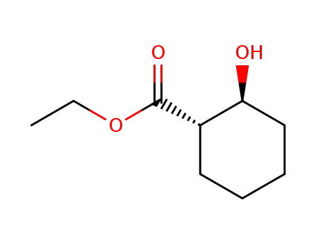 (+-)-<i>trans</i>-2-hydroxy-cyclohexanecarboxylic acid ethyl ester