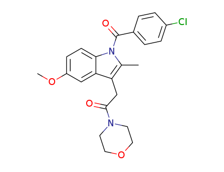 Ethanone,2-[1-(4-chlorobenzoyl)-5-methoxy-2-methyl-1H-indol-3-yl]-1-(4-morpholinyl)-