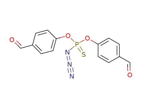 Molecular Structure of 156457-81-7 (bis(4-formylphenyl) azidothiophosphonate)