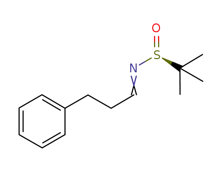 (S)-2-methyl-N-(3-phenylpropylidene)propane-2-sulfinamide