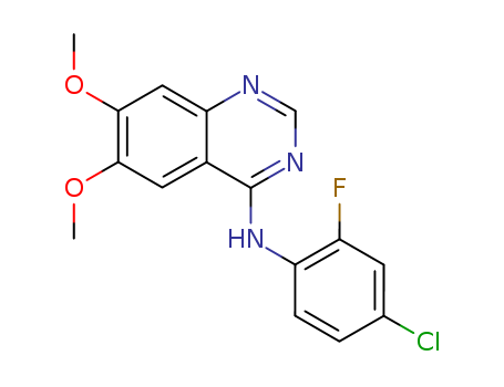 4-[(4'-CHLORO-2'-FLUORO)PHENYLAMINO]-6,7-DIMETHOXYQUINAZOLINE HYDROCHLORIDE