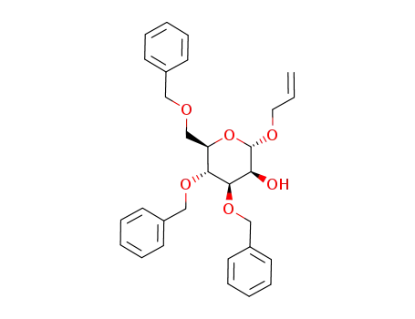 (2S,3S,4R,5R,6R)-2-Allyloxy-4,5-bis-benzyloxy-6-benzyloxymethyl-tetrahydro-pyran-3-ol