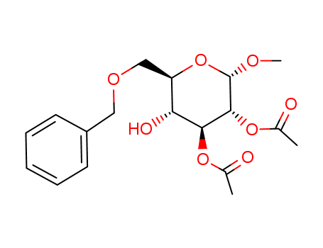 6-O-Benzyl-2,3-di-O-acetyl-methyl-a-D-glucopyranoside