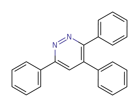 Molecular Structure of 2272-58-4 (Pyridazine, 3,4,6-triphenyl-)