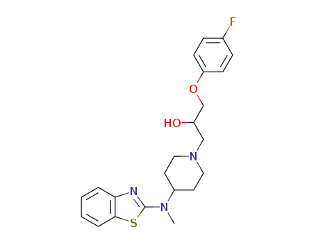 1-[4-[1,3-benzothiazol-2-yl(methyl)amino]piperidin-1-yl]-3-(4-fluorophenoxy)propan-2-ol