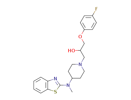 Molecular Structure of 104383-17-7 (sabeluzole)