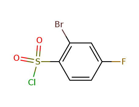 2-Bromo-4-fluorobenzenesulphonyl chloride