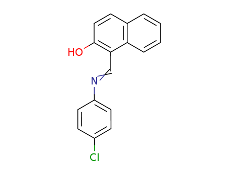 1-{[(4-chlorophenyl)imino]methyl}-2-naphthol
