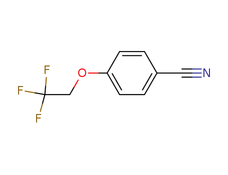 Molecular Structure of 56935-76-3 (4-(2,2,2-TRIFLUOROETHOXY)BENZONITRILE)