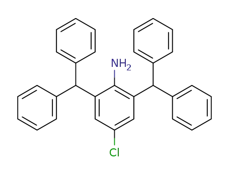 2,6-bis(diphenylmethyl)-4-chloro-benzenamine