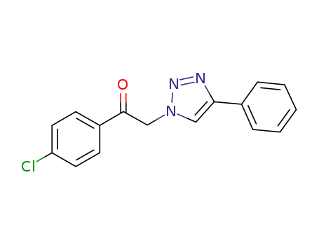 1-(4-chlorophenyl)-2-(4-phenyl-1H-1,2,3-triazole-1-yl)-1-ethanone
