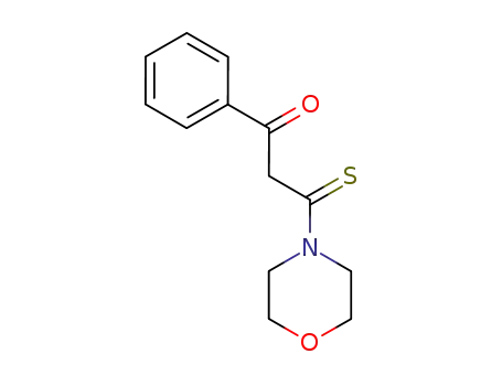 Molecular Structure of 2832-98-6 (3-morpholino-1-phenyl-3-thioxo-1-propanone)